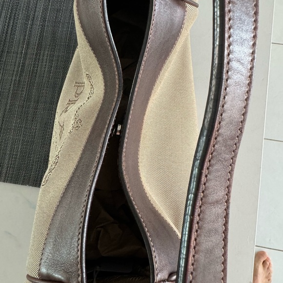 Authentic Prada shoulder bag, Canapa logo, Jaquard canvas - Picture 7 of 10